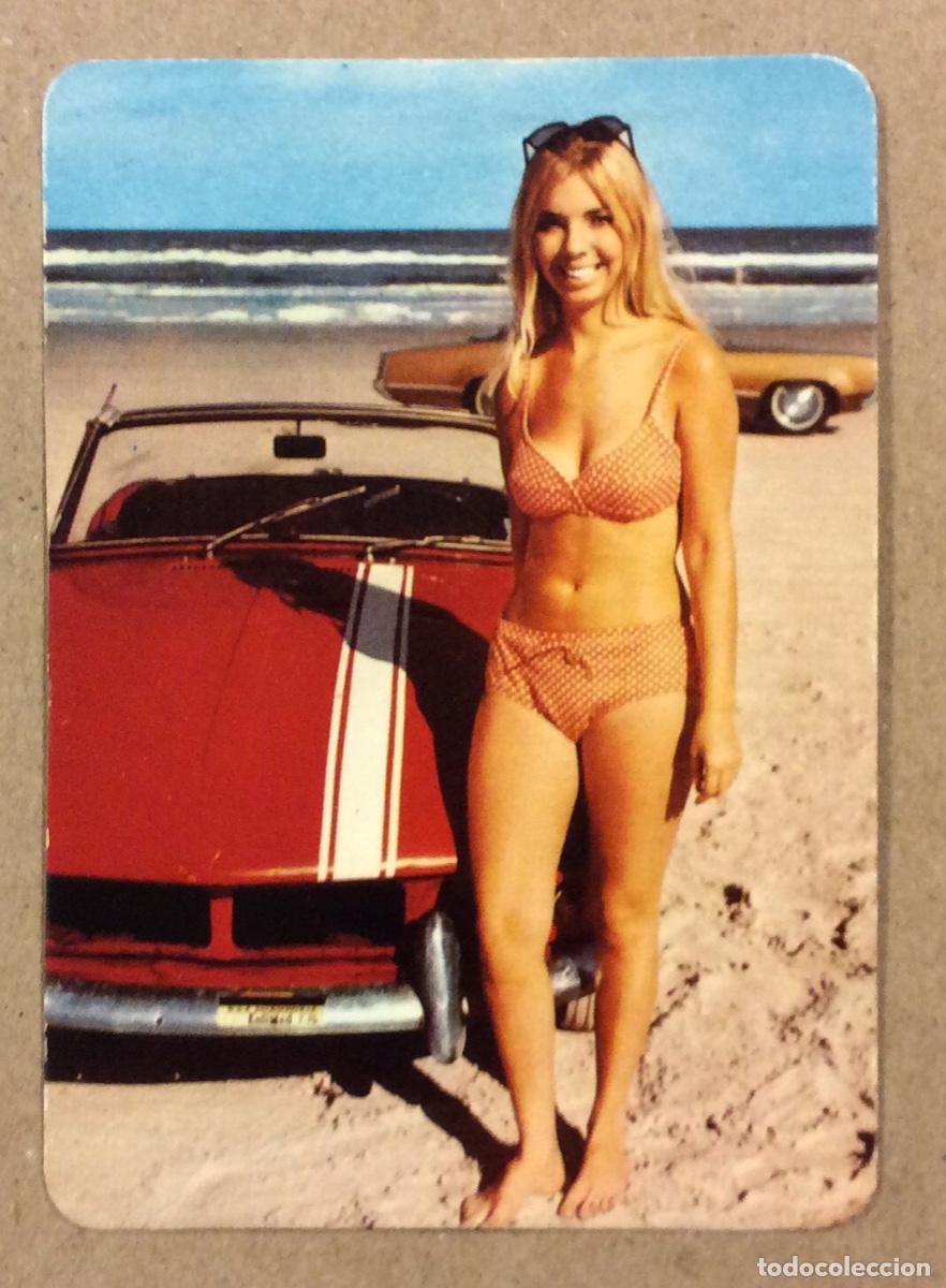 Sammeln von Kalendern: AUTOCARES TOM&Aacute;S G. MAYORDOMO (PORTUGALETE). CALENDARIO PUBLICITARIO DE 1974. CHICA BIKINI.