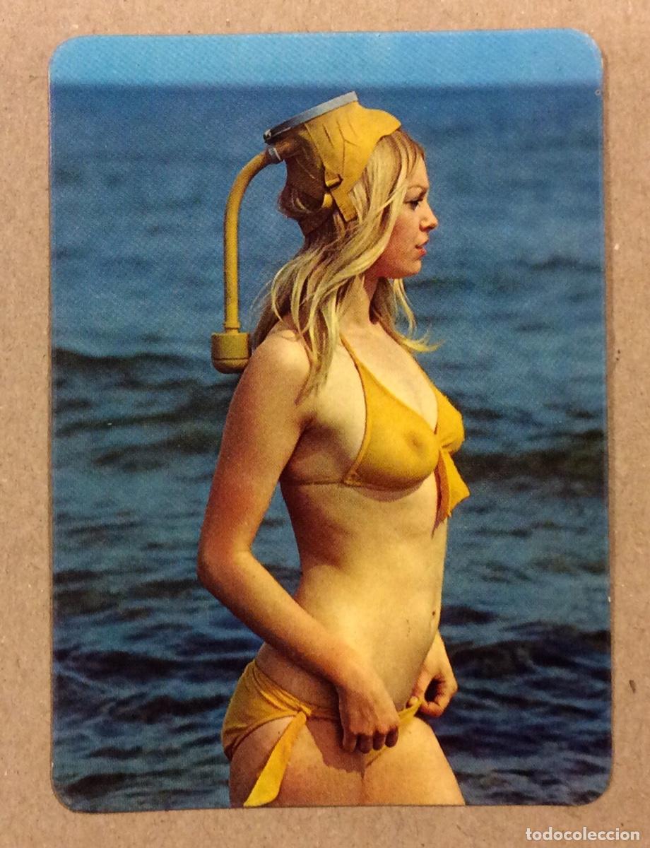Collectionnisme Calendriers: AUTOCARES TOM&Aacute;S G. MAYORDOMO (PORTUGALETE). CALENDARIO PUBLICITARIO DE 1974. CHICA BIKINI.
