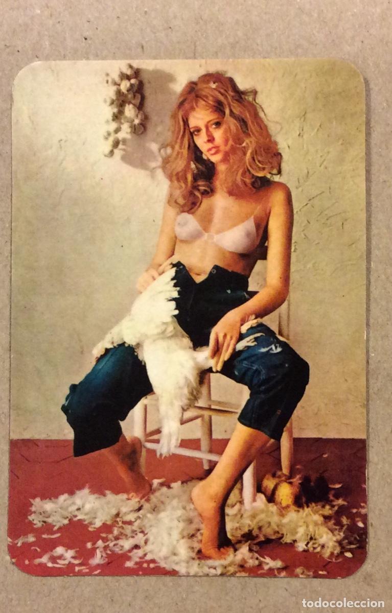 Collectables Calendars: AUTOCARES TOM&Aacute;S G&Oacute;MEZ MAYORDOMO (PORTUGALETE). CALENDARIO PUBLICITARIO DE 1975. CHICA BIKINI.