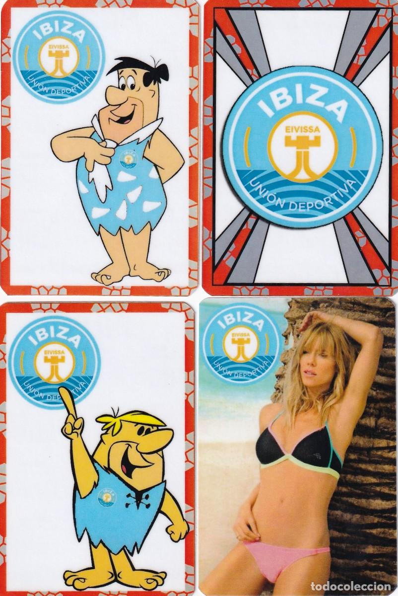 Coleccionismo calendarios: CUATRO CALENDARIOS F&Uacute;TBOL SE&Ntilde;ORITAS DE IBIZA CON PUBLICIDAD DEL A&Ntilde;O 2022 EN ESP