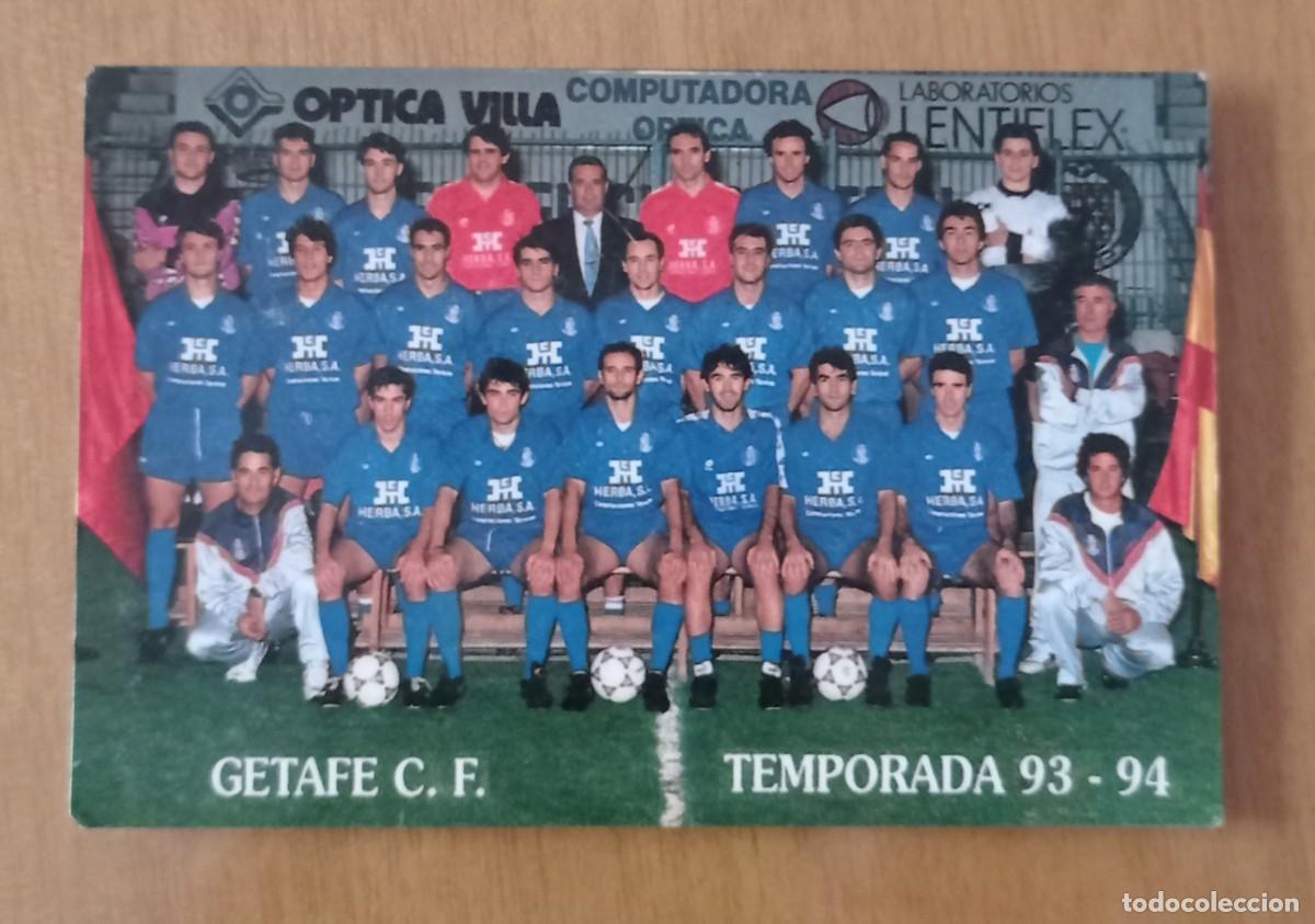 Collezionismo Calendari: CALENDARIO DE BOLSILLO GETAFE C. F. TEMPORADA 1993-94. CON PUBLICIDAD