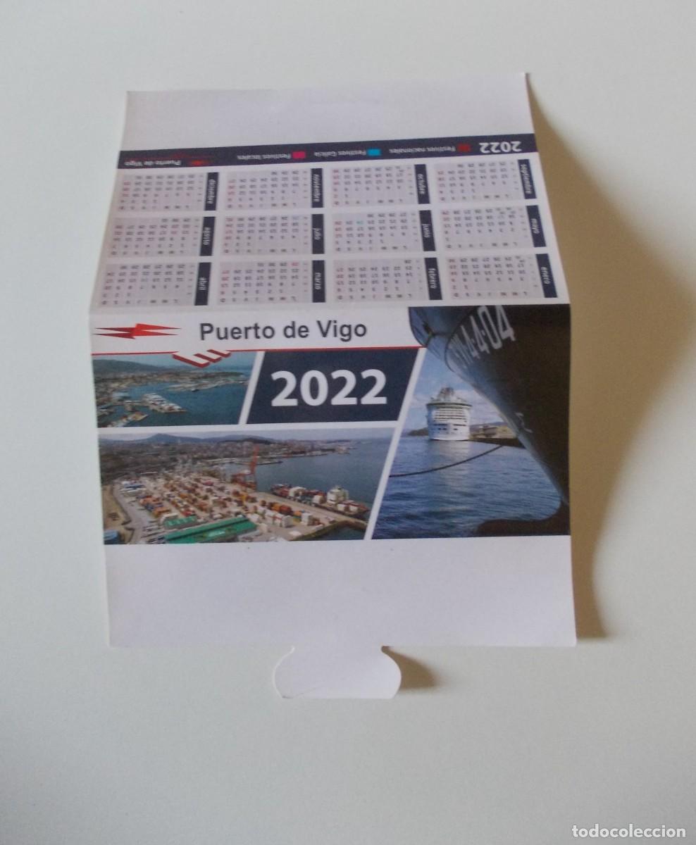 Colecionismo Calend&aacute;rios: Calendario de mesa Puerto de Vigo 2022 sin usar