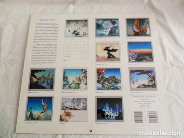 Coleccionismo calendarios: E099 CALENDARIO ROGER DEAN 1995 - Foto 2