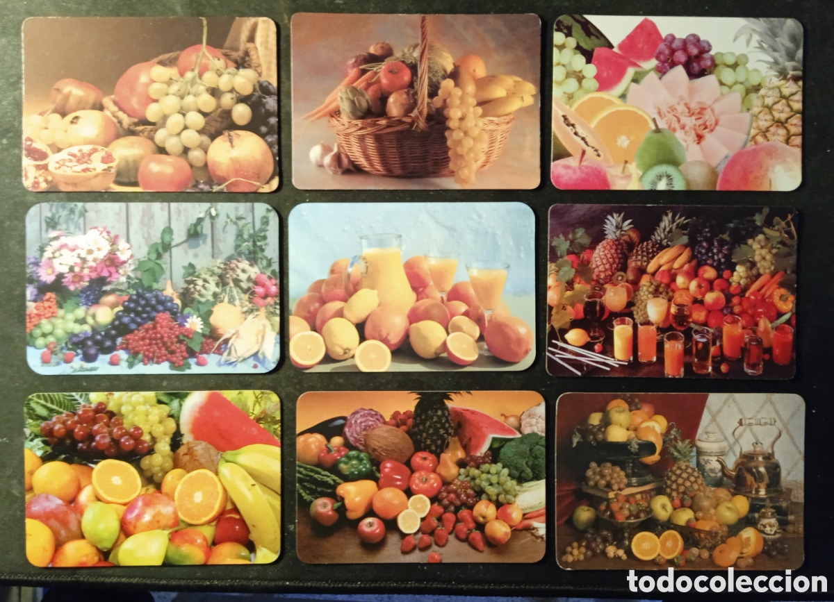 Coleccionismo calendarios: LOTE 43 CALENDARIOS DE FRUTAS - Foto 2
