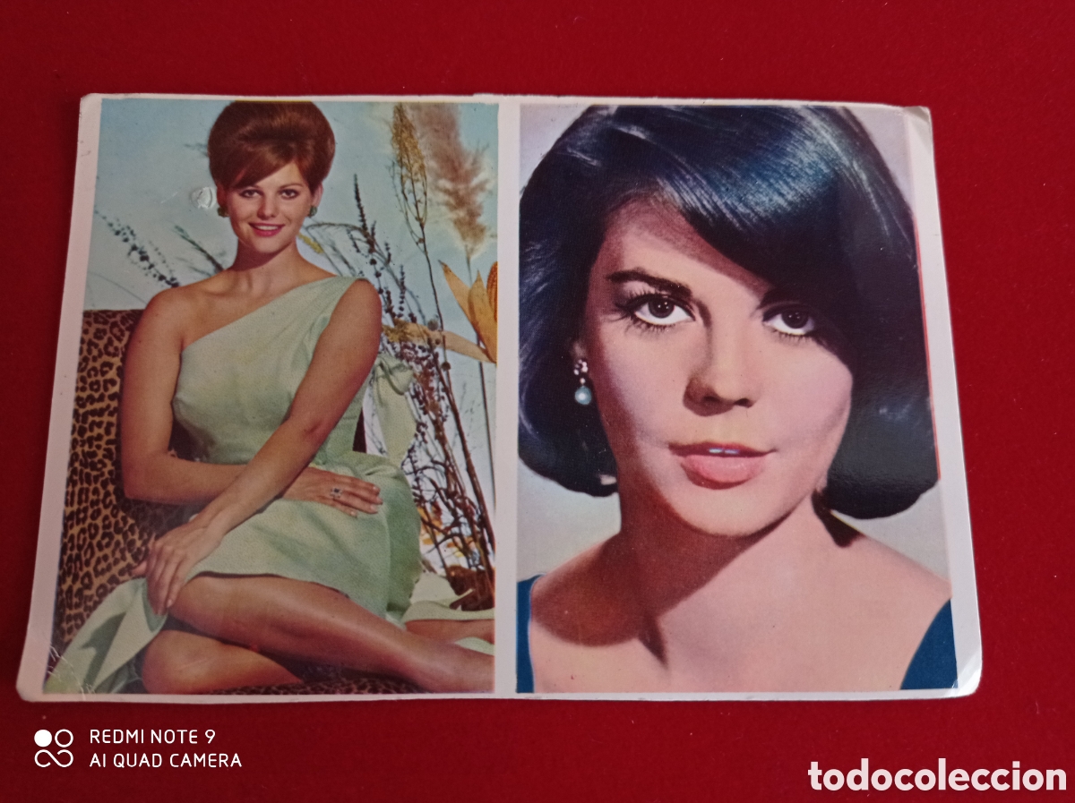 Coleccionismo calendarios: CALENDARIO BOLSILLO 1972 CLAUDIA CARDINALE -NATALIE WOOD