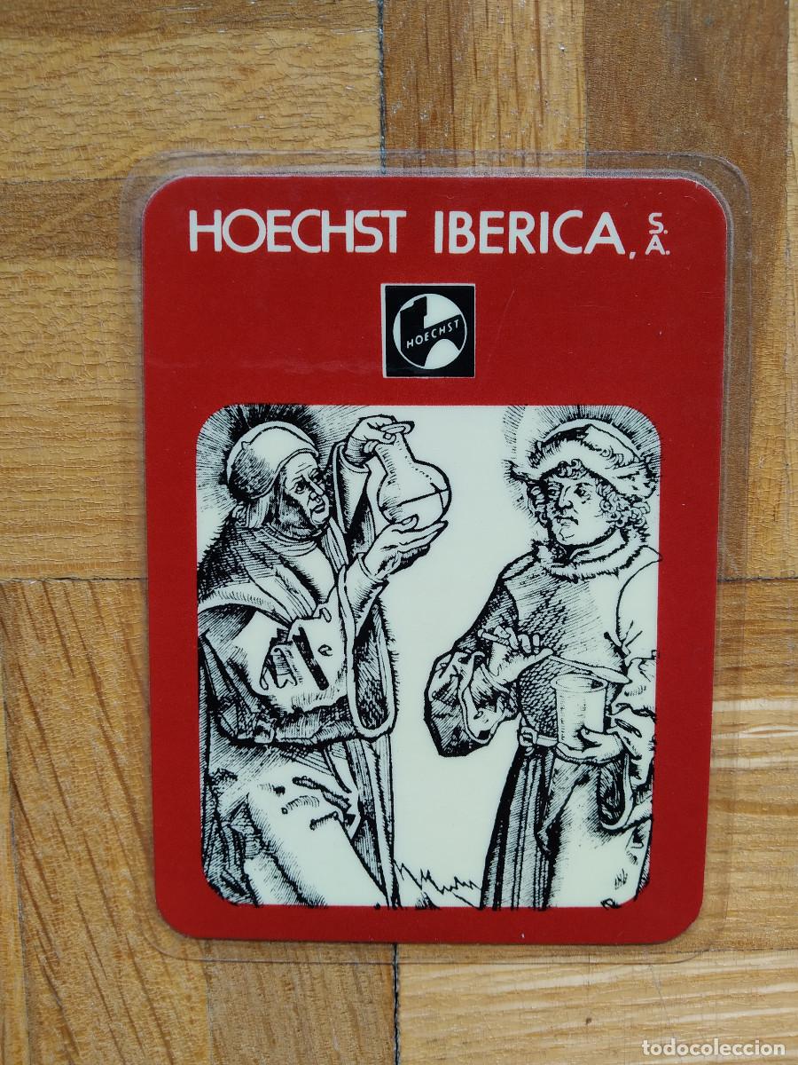 Coleccionismo calendarios: CALENDARIO PUBLICITARIO HOECHST IBERICA S.A A&Ntilde;O 1973. PLASTIFICADO. VER FOTOS