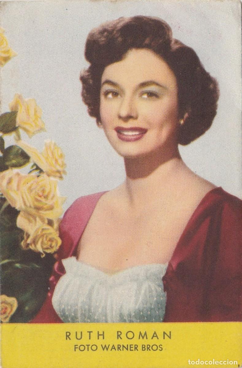 Colecionismo Calend&aacute;rios: Castellbisbal - Vinos Margarit - Calendario 1956 - Foto Ruth Roman (Warner Bros) - D&iacute;ptico -102x67mm