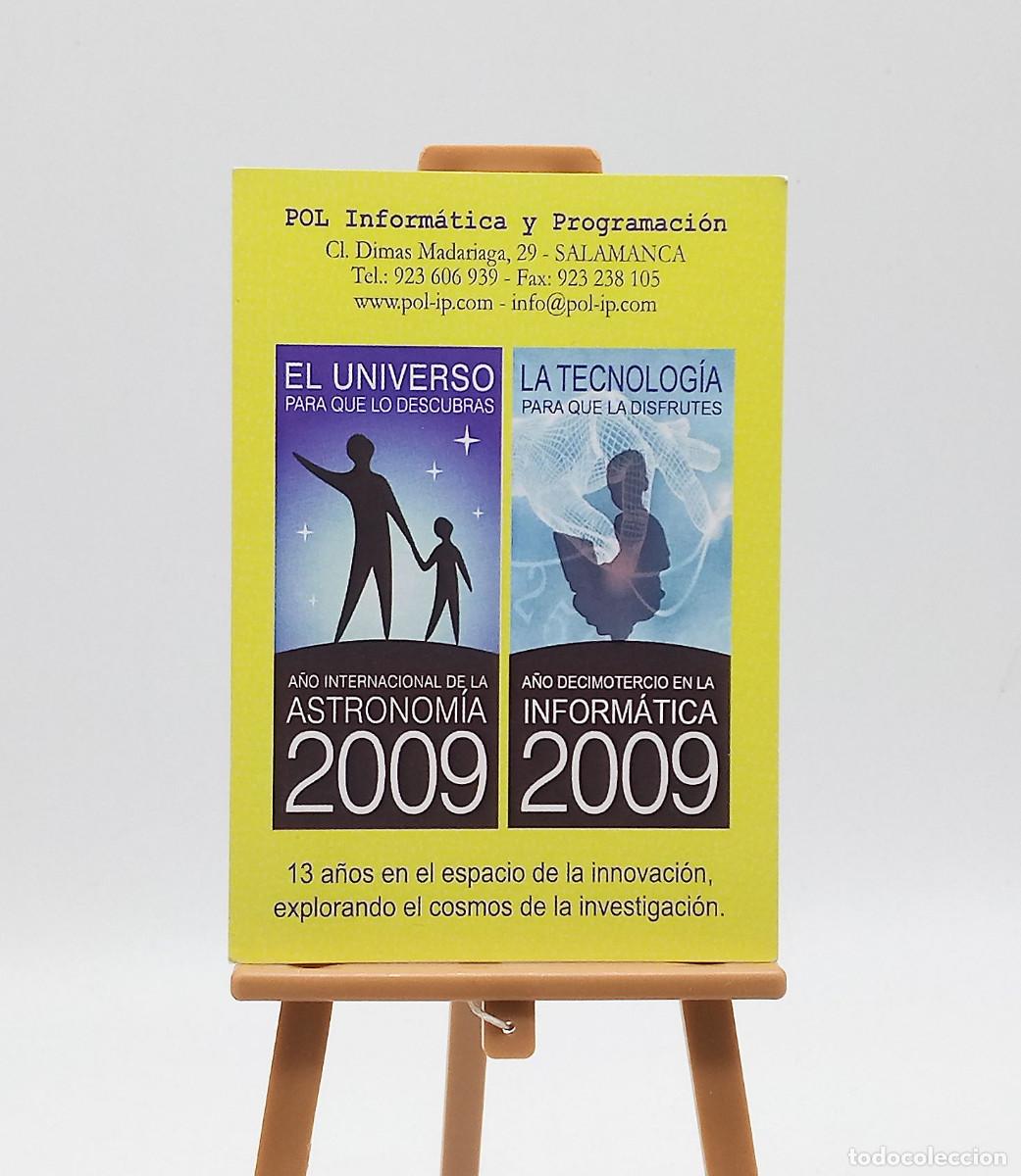 Colecionismo Calend&aacute;rios: Calendario de bolsillo - 2009 - Publicitario - Pol Inform&aacute;tica y Programaci&oacute;n - Salamanca