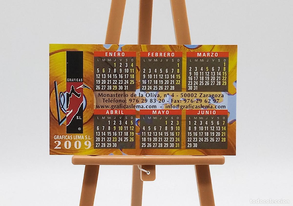 Colecionismo Calend&aacute;rios: Calendario de bolsillo - 2009 - Publicitario - Gr&aacute;ficas Lema