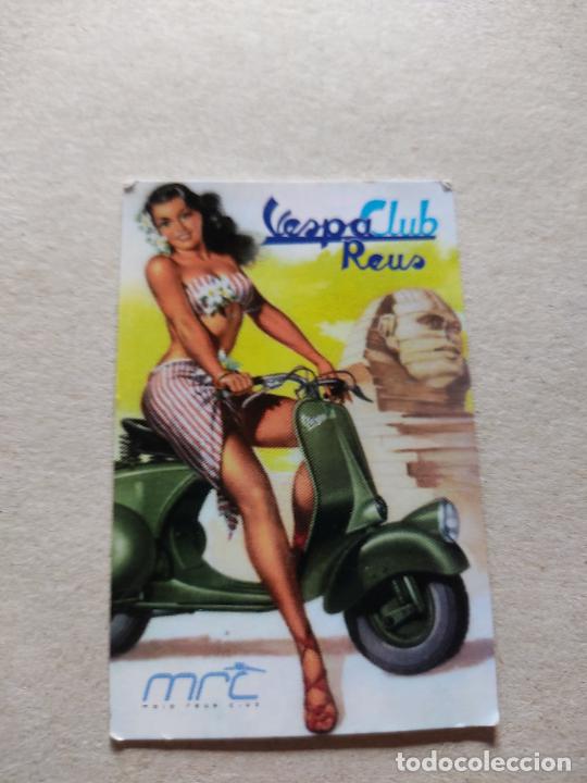 Coleccionismo Calendarios: CALENDARIO BOLSILLO PUBLICIDAD VESPA CLUB REUS MOTO REUS CLUB A&Ntilde;O 2012