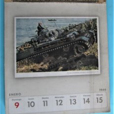 Coleccionismo Calendarios: LAS FUERZAS ARMADAS ALEMANAS. ALMANAQUE CALENDARIO CON 51 POSTALES PARA 1944.