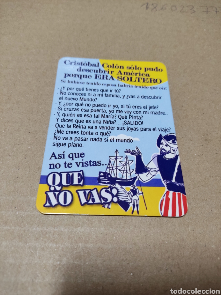 Coleccionismo Calendarios: Calendario humor Crist&oacute;bal Col&oacute;n