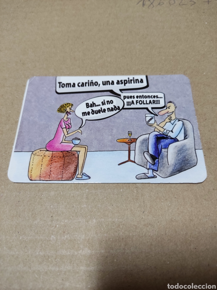 Coleccionismo Calendarios: Calendario humor publicidad bar la trompeta de plata, Logro&ntilde;o