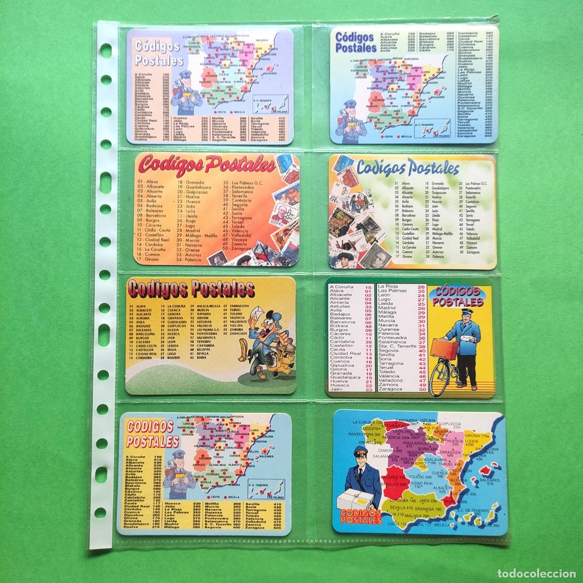 Collectables Calendars: CALENDARIOS CODIGOS POSTALES DEL 1997 AL 2002 * LOTE DE 9 + FUNDA * T4