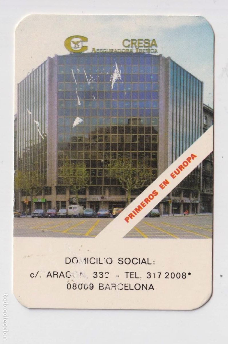 Collectionnisme Calendriers: CALENDARIO DE A&Ntilde;O 1988 CON PUBLICIDAD DE CRESA SEGUROS GRUPO BAS EN ESPA&Ntilde;OL