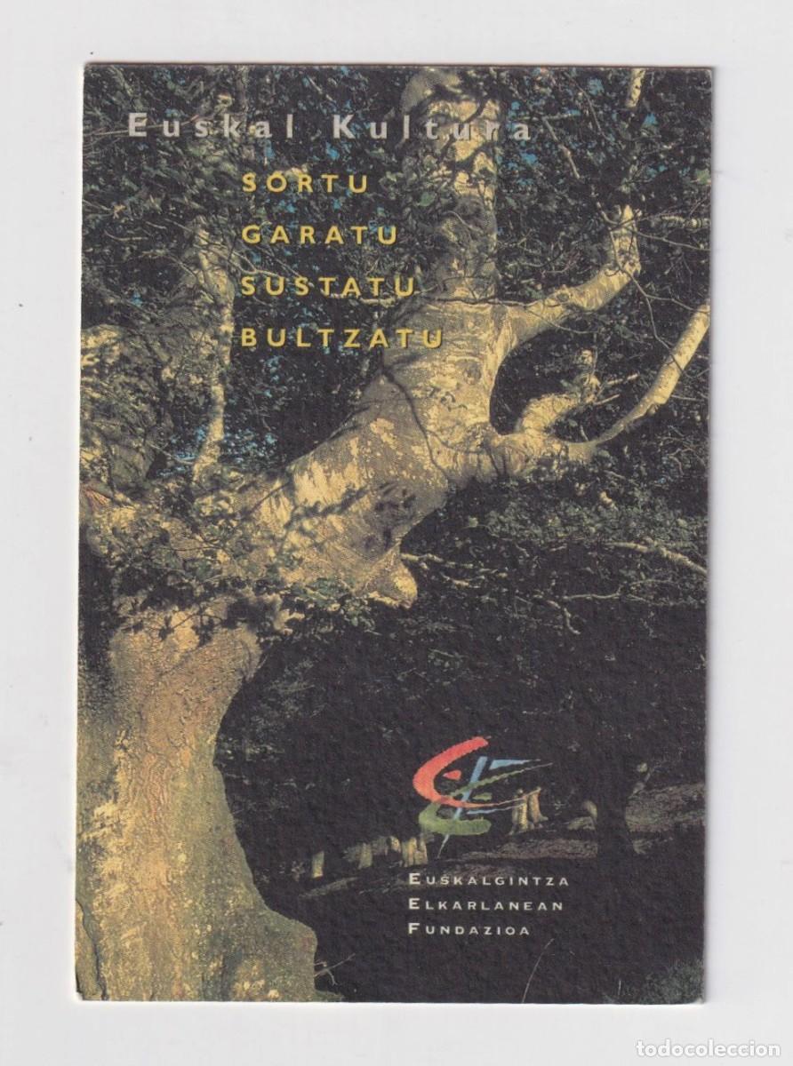 Coleccionismo Calendarios: CALENDARIO DE A&Ntilde;O 2001 CON PUBLICIDAD DE FUNDACI&Oacute;N DONOSTIA EN VASCO
