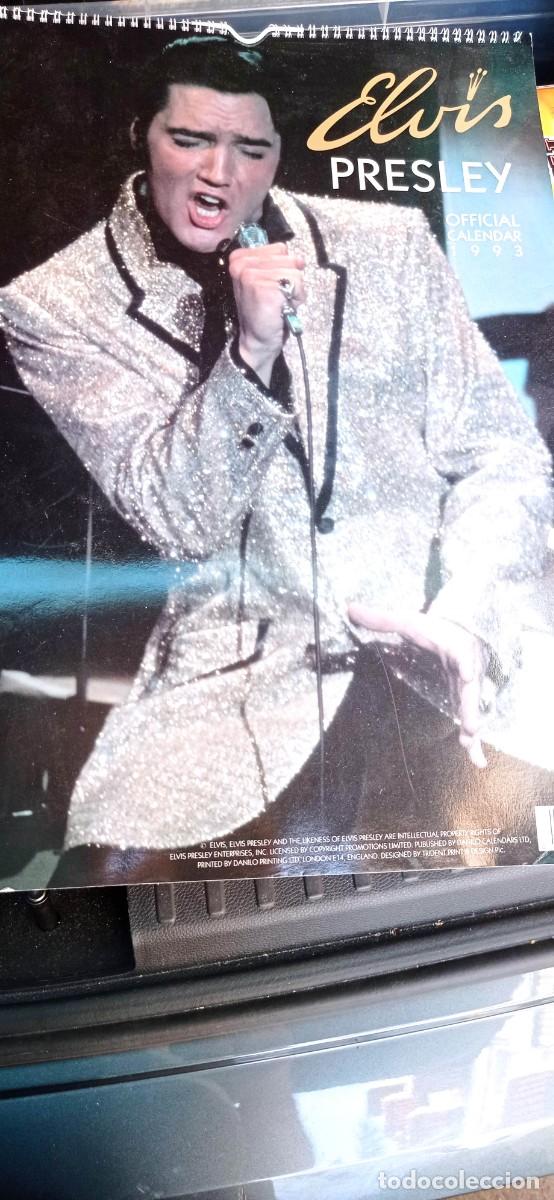 Coleccionismo calendarios: CALENDARIO DE PARED DE ELVIS PRESLEY PARA EL A&Ntilde;O 1993