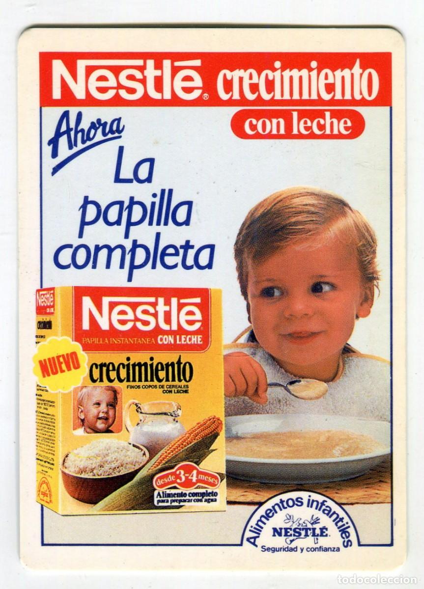 Coleccionismo calendarios: CALENDARIO NO FOURNIUER NESTLE CRECIMIENTO LA PAPILLA COMPLETA A&Ntilde;O 1985