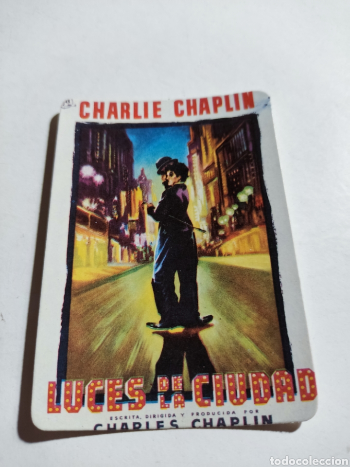 Coleccionismo Calendarios: Calendario cine Charlie Chaplin, luces de la ciudad