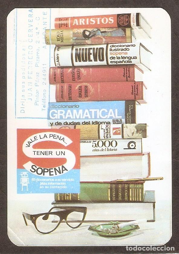 Coleccionismo Calendarios: CALENDARIO DE BOLSILLO PUBLICITARIO A&Ntilde;O 1972 LIBROS - EDITORIAL RAM&Oacute;N SOPENA - VER FOTO REVERSO