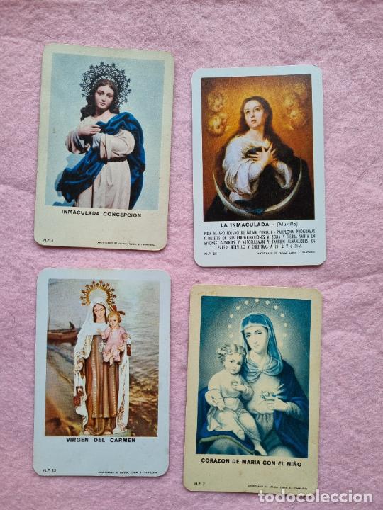 Coleccionismo Calendarios: FOURNIER LOTE DE 4 CALENDARIOS 1972 A 1976 VIRGENES RELIGION V2