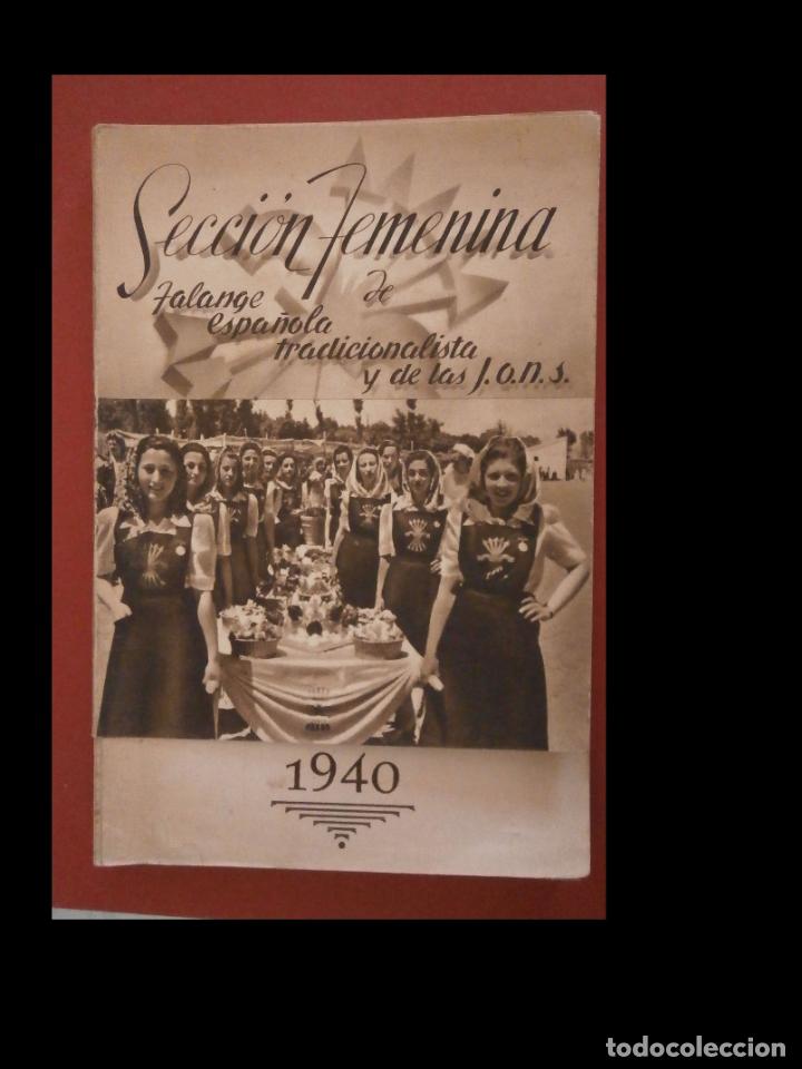 Sammeln von Kalendern: Calendario de la Secci&oacute;n Femenina de la Falange... A&ntilde;o 1940