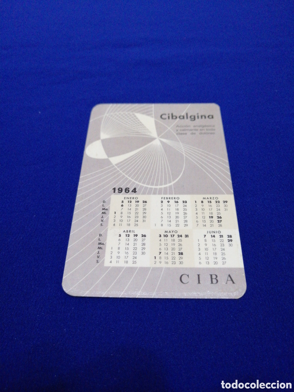 Coleccionismo calendarios: CIBALGINA 1964 CALENDARIO - Foto 1