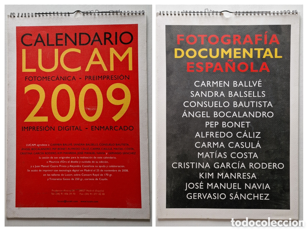 Coleccionismo calendarios: Cuatro calendarios LUCAM de gran formato - Foto 6