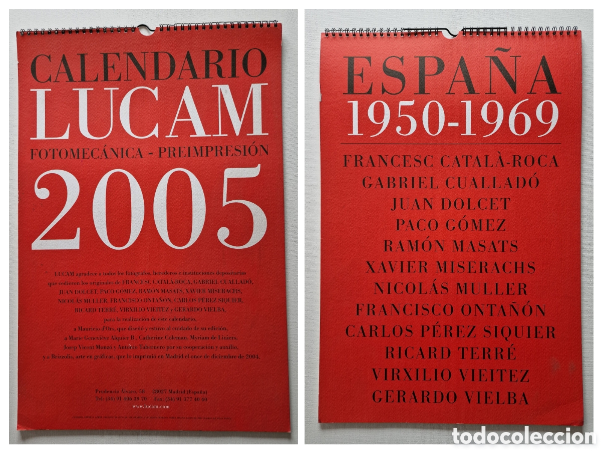 Coleccionismo calendarios: Cuatro calendarios LUCAM de gran formato - Foto 8