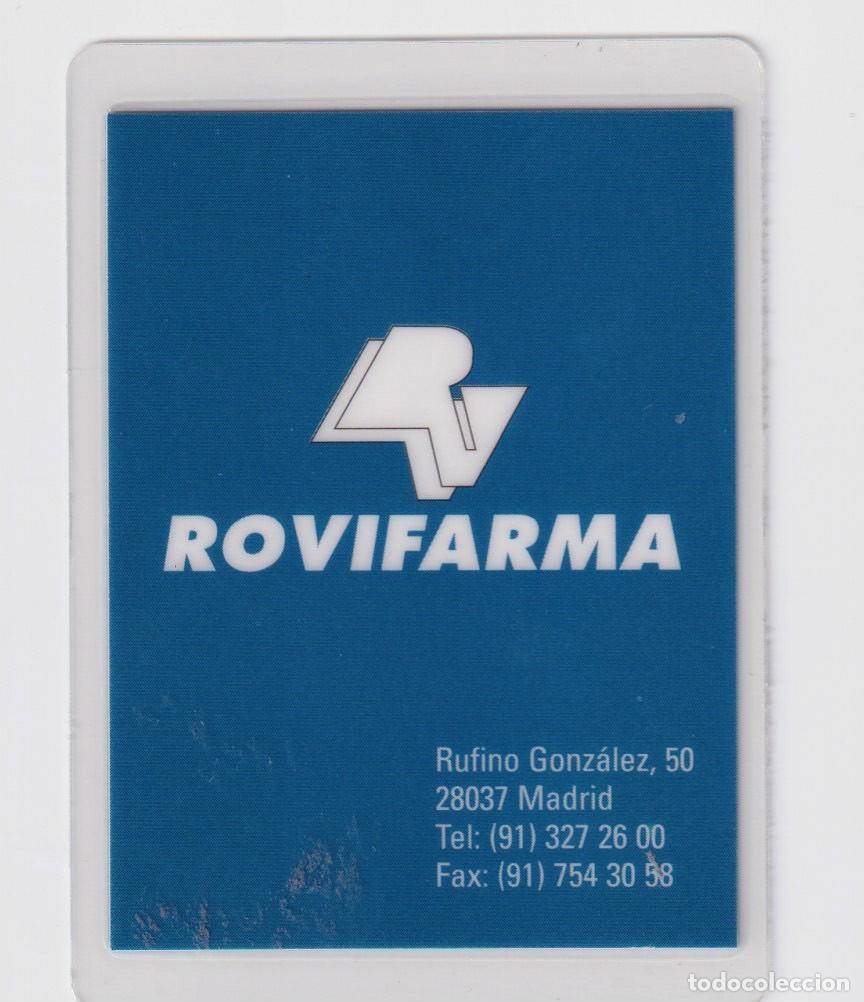 Coleccionismo Calendarios: CALENDARIO DEL A&Ntilde;O 1996 DE PUBLICIDAD ROVIFARMA MADRID PLASTIFICADO