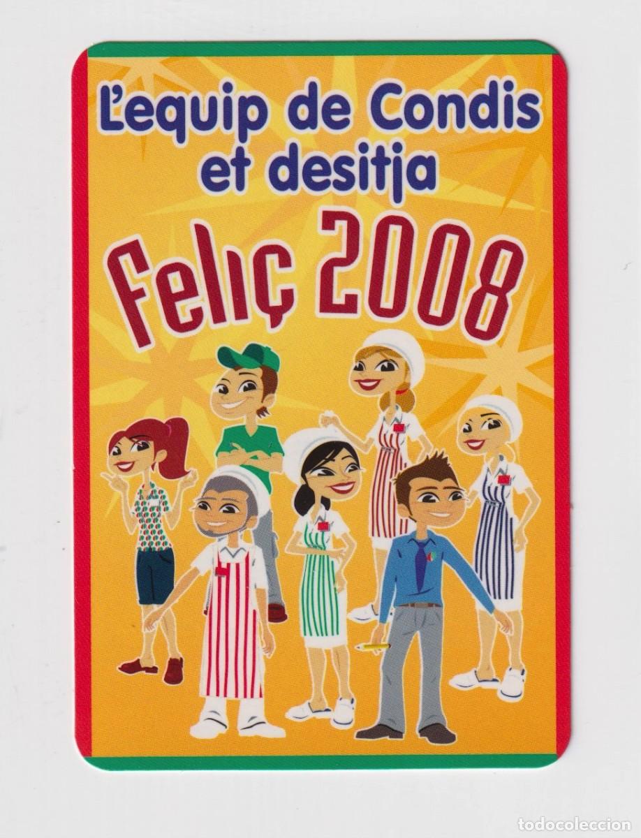 Coleccionismo Calendarios: CALENDARIO DEL A&Ntilde;O 2008 DE PUBLICIDAD L'EQUIP DE CONDIS ET DESITJA FELIZ A&Ntilde;O