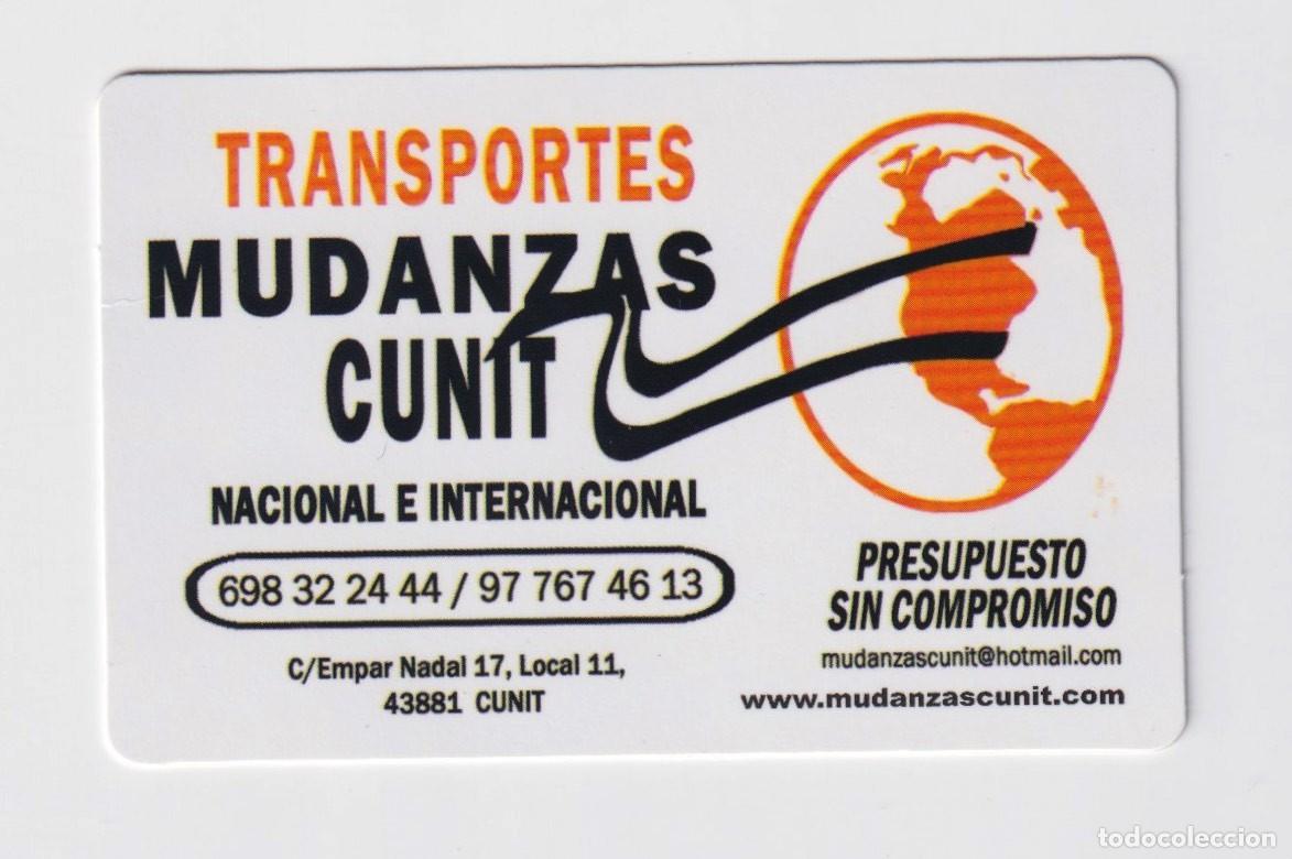 Collectables Calendars: CALENDARIOS DE PUBLICIDAD DE TRANSPORTES Y MUDANZAS CUNIT A&Ntilde;O 2013 EN ESPA&Ntilde;OL