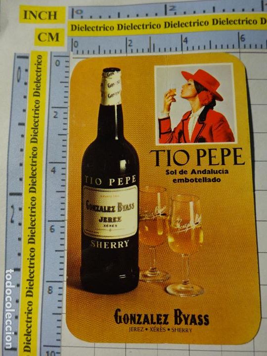 Collezionismo Calendari: CALENDARIO DE BOLSILLO. A&Ntilde;O 1973 1974. TIO PEPE SHERRY GONZALEZ BYASS