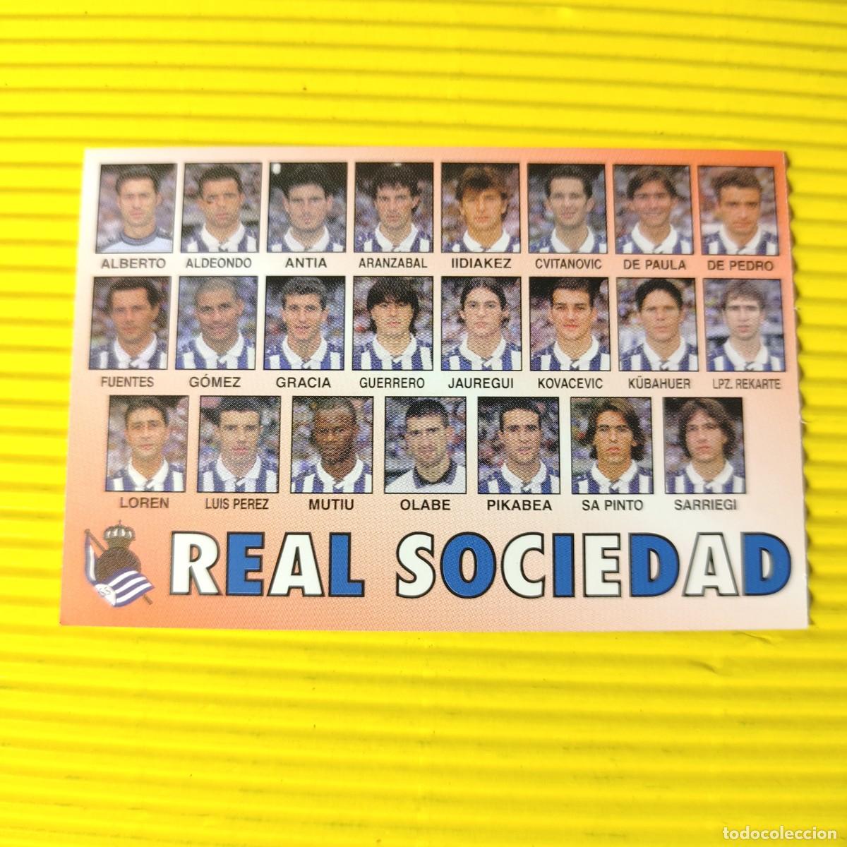 Coleccionismo Calendarios: CALENDARIO DE FUTBOL * REAL SOCIEDAD 1999