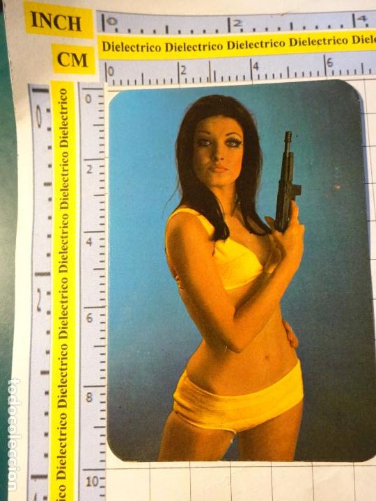 Collectables Calendars: CALENDARIO DE BOLSILLO. A&Ntilde;O 1970. MUJER CON PISTOLA. UNI&Oacute;N GR&Aacute;FICA SEVILLA. 30