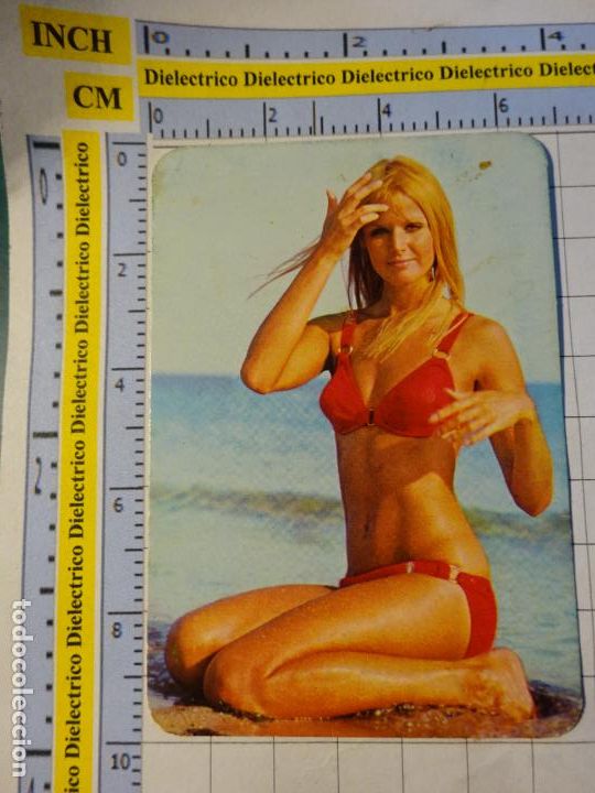 Collezionismo Calendari: CALENDARIO DE BOLSILLO. A&Ntilde;O 1972. MUJER BIKINI PLAYA PUBLICIDAD CEUTA. 34