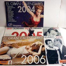 Coleccionismo Calendarios: LOTE GRANDES CALENDARIOS FOTOGRAMAS AÑOS 2004 / 2005 / 2006 / 2007 / 2008 - NUEVOS