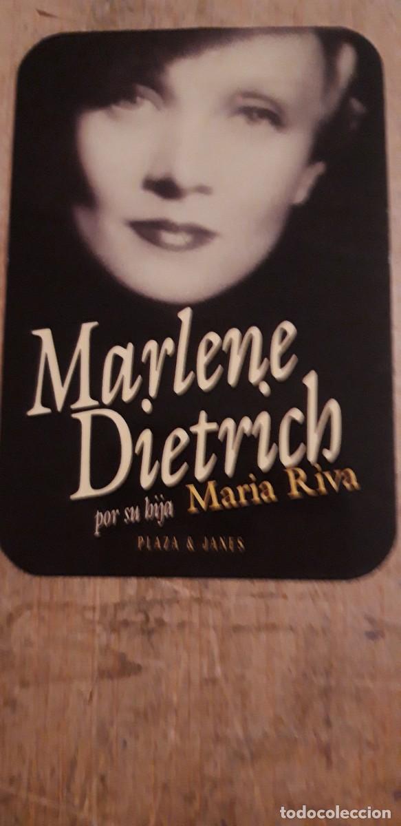 Coleccionismo Calendarios: 1 CALENDARIO DE ** MARLEN DIETRICH. **. PLAZA Y JANES A&Ntilde;O 1993