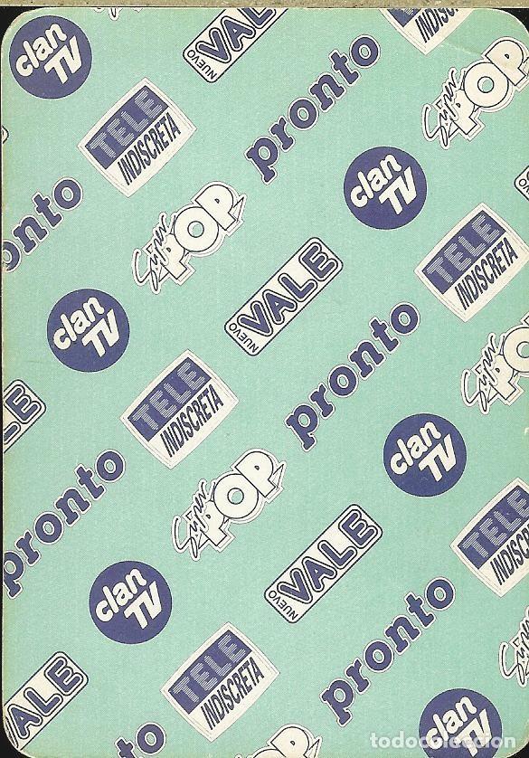 Coleccionismo Calendarios: CALENDARIO DE PUBLICIDAD - 1992 - PRONTO, SUPER POP, TELE INDISCRETA, CLAN TV
