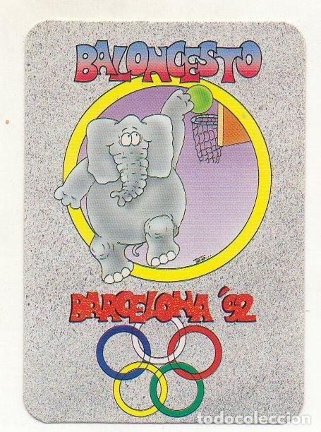 Coleccionismo calendarios: Calendario Barcelona 92 Baloncesto 1992 Bar Aquelarre
