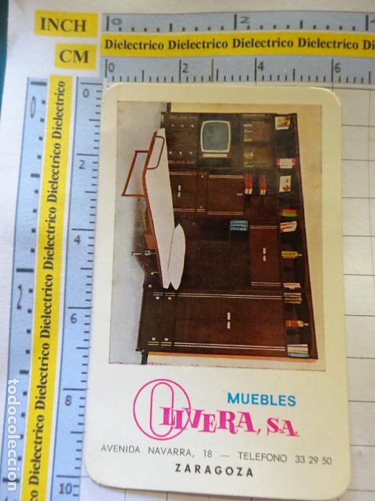 Sammeln von Kalendern: CALENDARIO DE BOLSILLO. A&Ntilde;O 1970. MUEBLES OLIVERA DE ZARAGOZA. 21