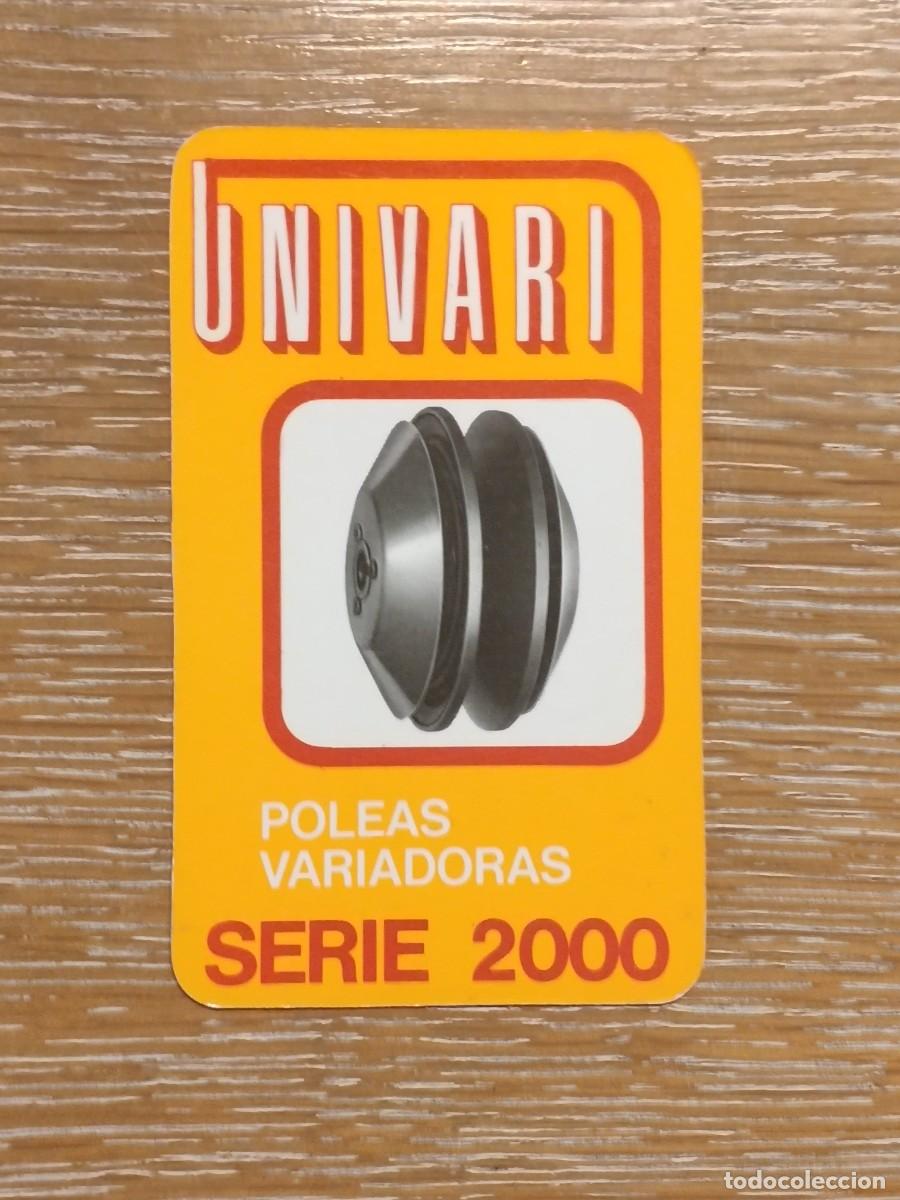 Collectables Calendars: VCK 3626 - CALENDARIO BOLSILLO - A&Ntilde;O 1983 POLEAS UNIVARI - CONTINENTAL CORREAS RANURADAS