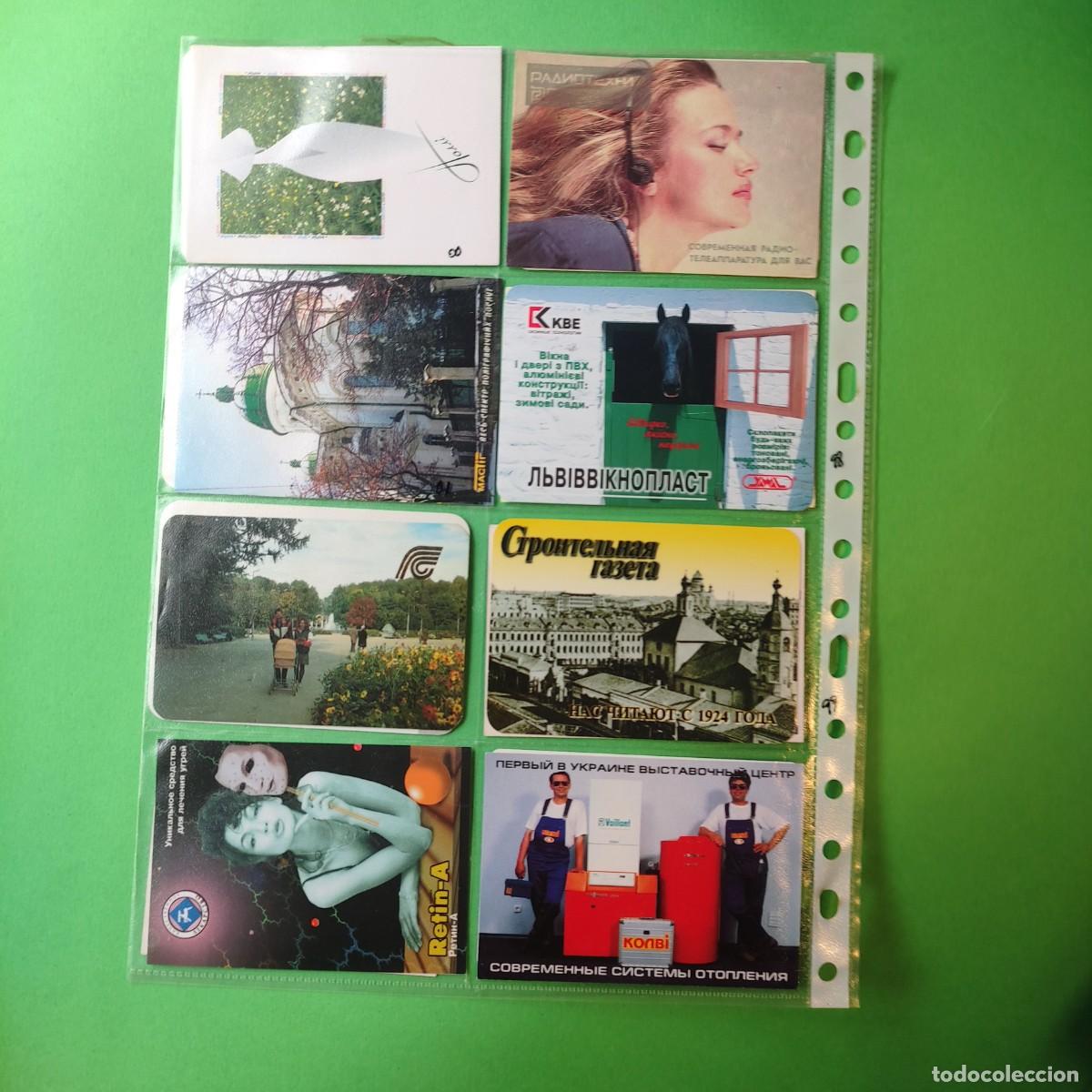 Coleccionismo calendarios: CALENDARIOS PUBLICITARIOS ** LOTE 8 UNIDADES DEL 1990 AL 2002 + FUNDA ** RUSIA ** B29