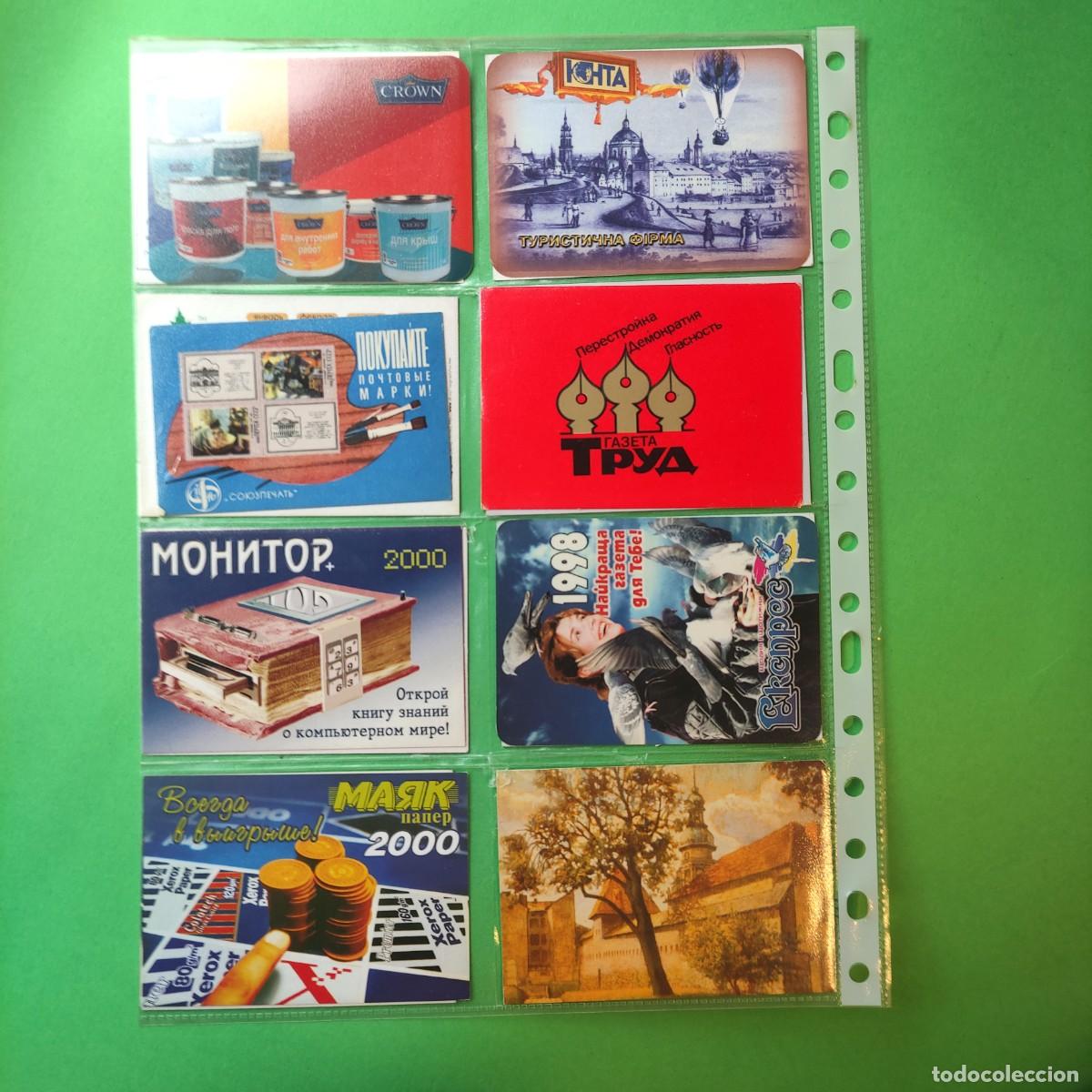 Coleccionismo calendarios: CALENDARIO BOLSILLO ** LOTE 8 UNIDADES DEL 1979 AL 2000 + FUNDA ** RUSIA ** B29