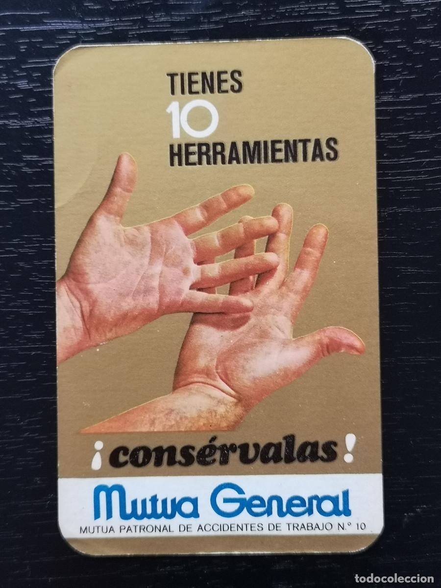 Coleccionismo calendarios: CALENDARIO BOLSILLO 1971 - SEGUROS - MUTUA GENERAL DE SEGUROS