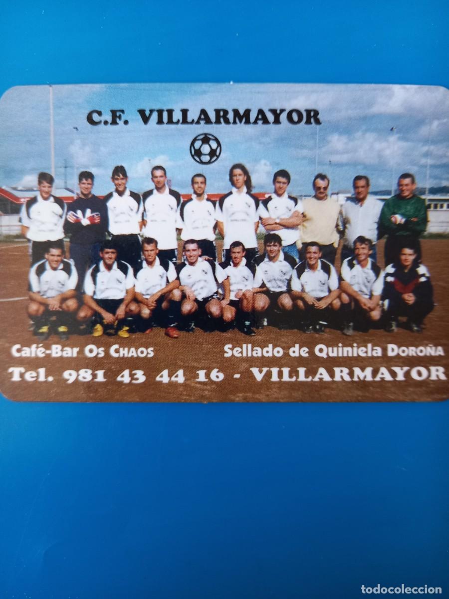 Coleccionismo calendarios: Calendario publicitario 1999 C. F&uacute;tbol Villarmayor