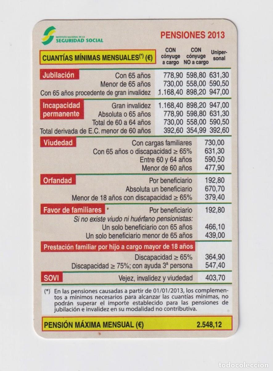 Coleccionismo Calendarios: CALENDARIO DE A&Ntilde;O 2013 CON PUBLICIDAD DE SEGURITAT SOCIAL EN ESPA&Ntilde;OL