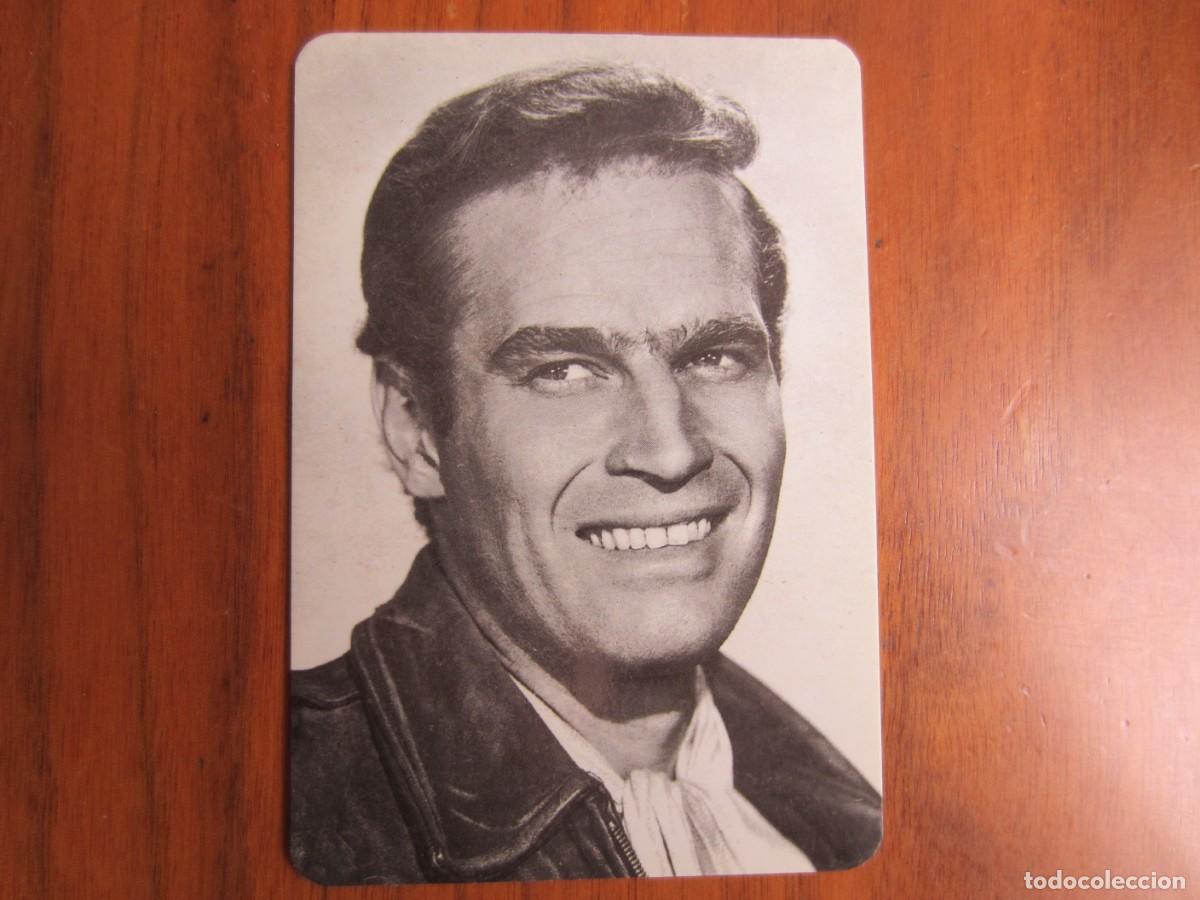 Coleccionismo Calendarios: CALENDARIO NO FOURNIER-CHARLTON HESTON-DEL 2000 VER FOTOS