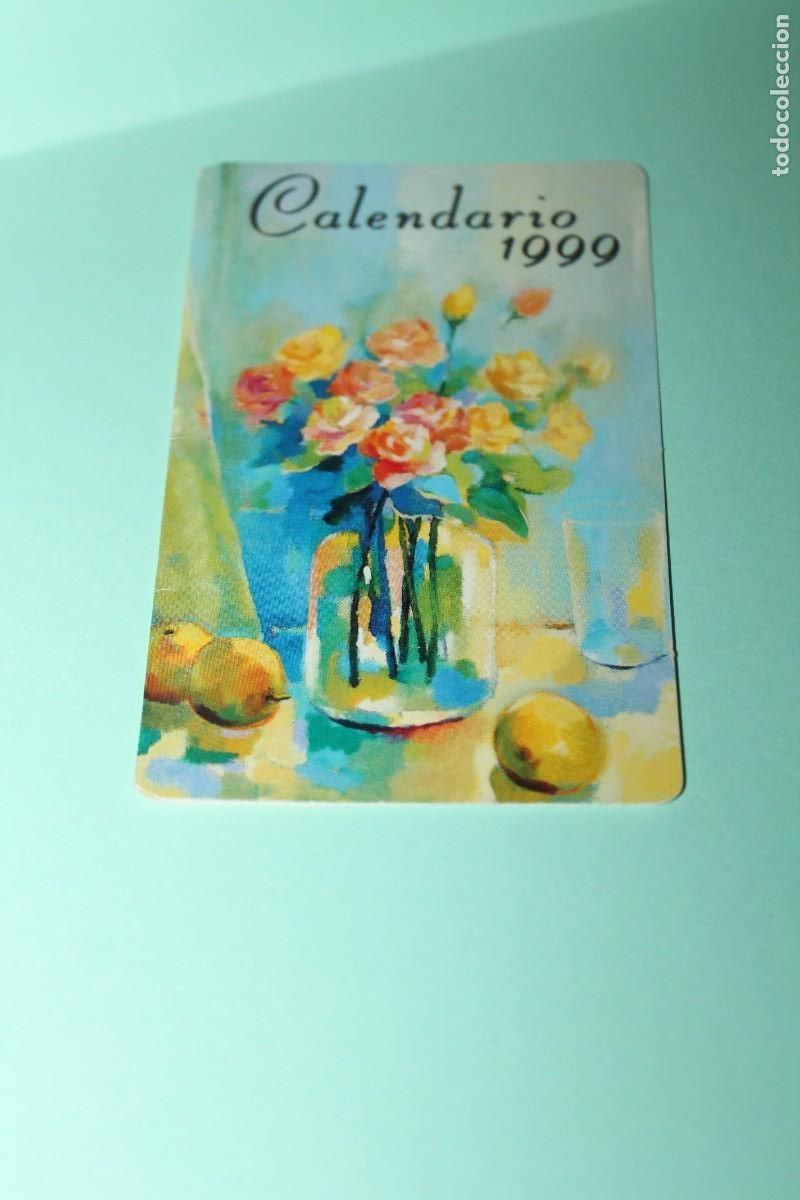 Sammeln von Kalendern: CALENDARIO DE BOLSILLO. PINTORES CON LA BOCA Y EL PIE. ESPA&Ntilde;OL. A&Ntilde;O 1999.