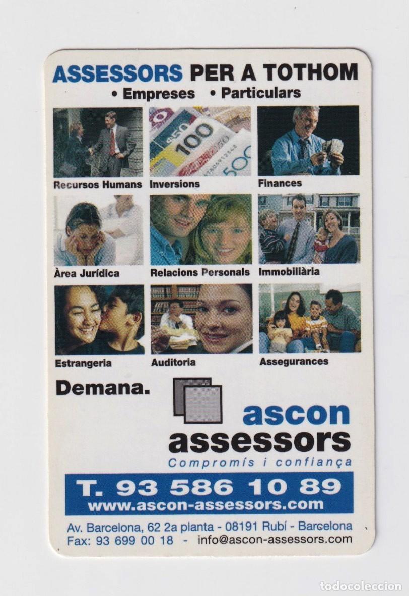 Sammeln von Kalendern: CALENDARIO DE A&Ntilde;O 2005 CON PUBLICIDAD DE ASSESSORS PER A TOTHOM BARCELONA EN CATALAN